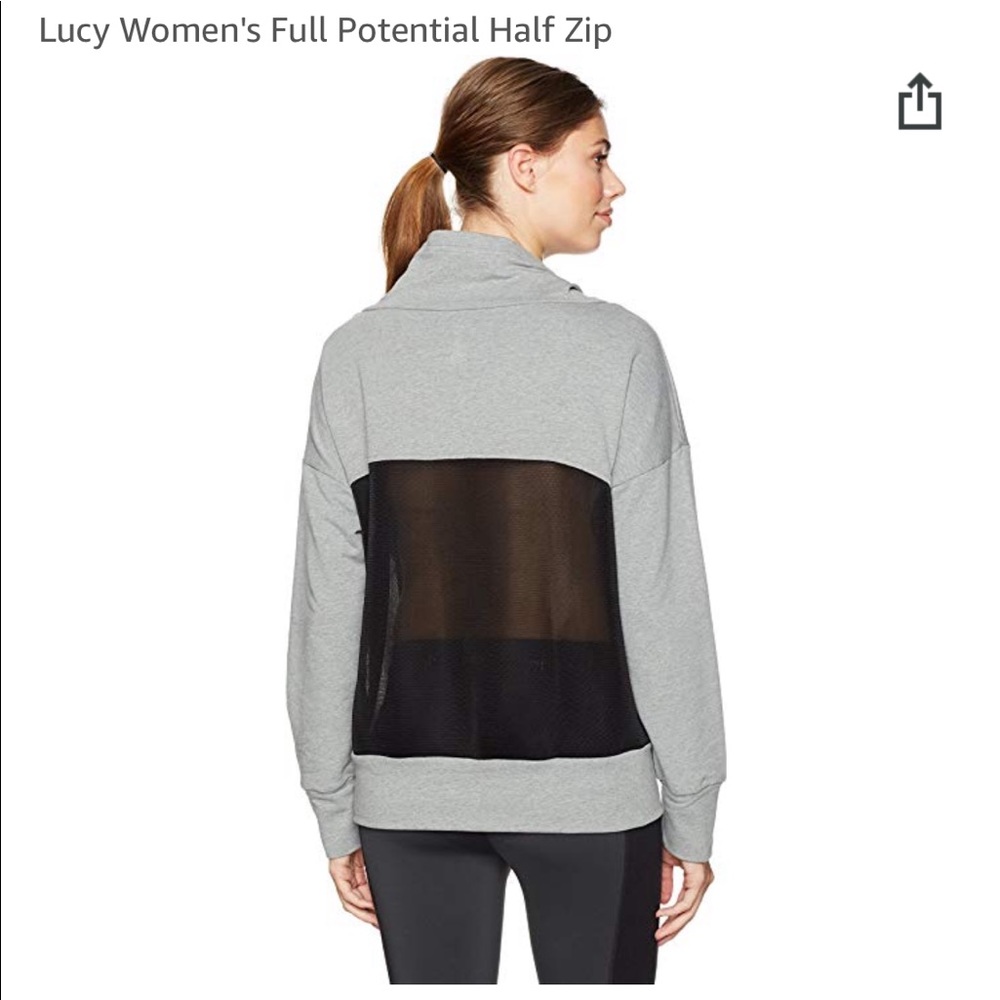 Lucy mesh back sweatshirt S/P